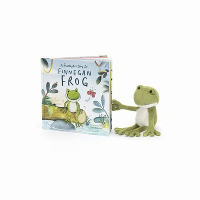 Jellycat A Fantastic Day for Finnegan Frog and Finnegan Frog USA | 37892BZKL